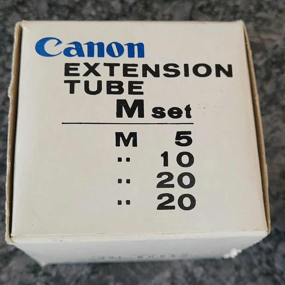 Canon Lenses Extension Tube M Set Original Box